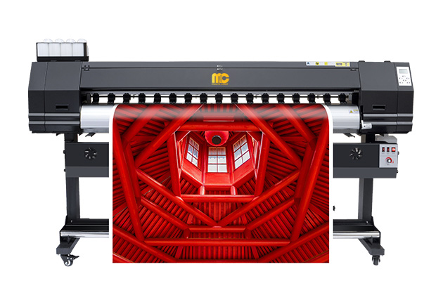 Macro Color 6ft 1.8m M18S High Quality/Speed Eco Solvent Printer with 2 pcs DX5