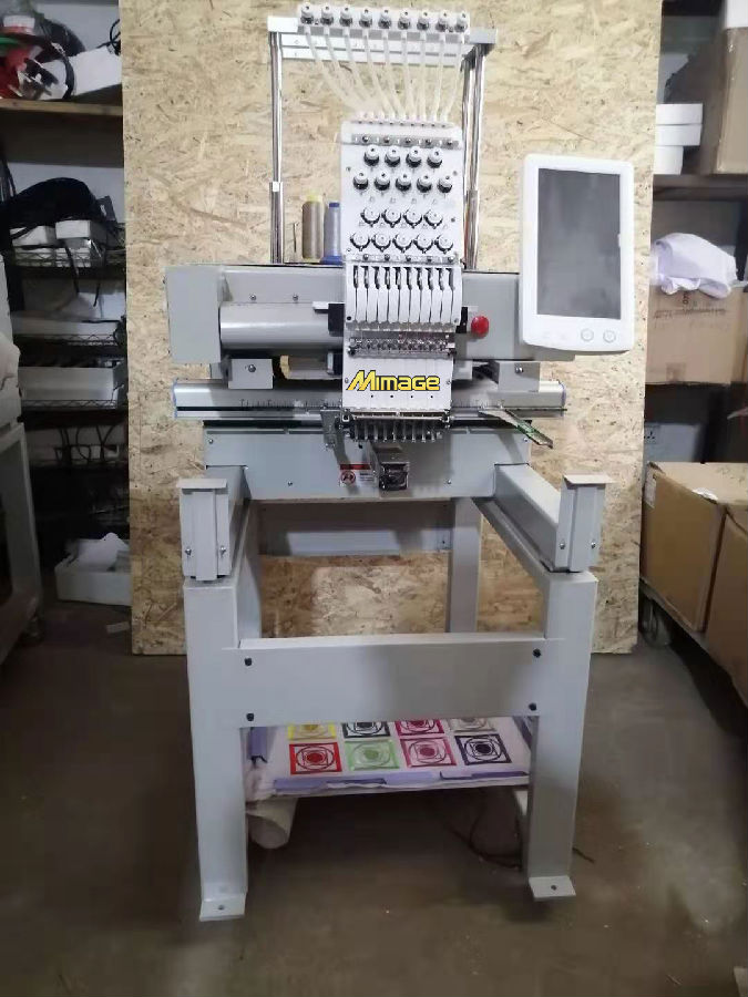 Computerized Single Head Auto Embroidery Machine Hat Garment Scarves